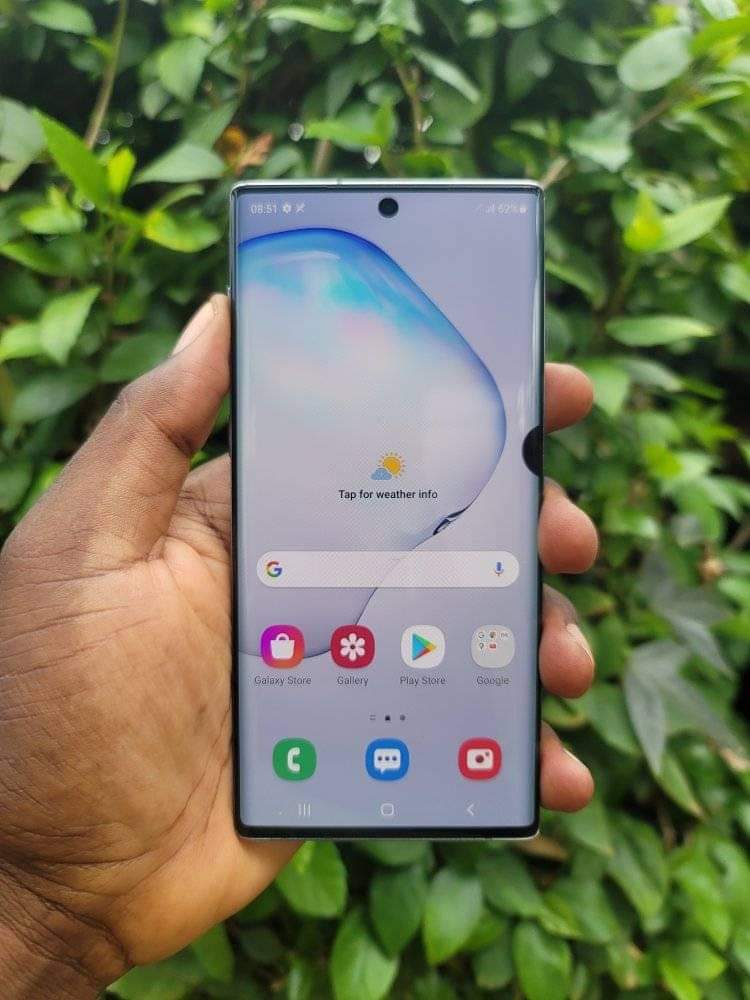 A picture of Samsung galaxy Note10 5G