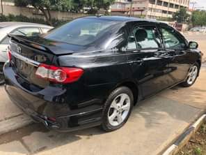 A picture of TOKUNBO Toyota Corolla S 2011Model No mechanical issues Good condition