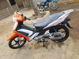 A picture of Haojue lucky plus