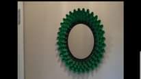 A picture of wall mirror decorations at cheaper prices