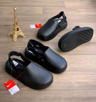 A picture of Nike crocs