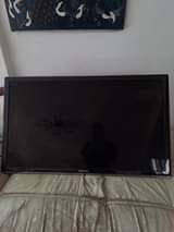 A picture of Samsung flat TV