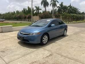 A picture of NEATLY USED HONDA CIVIC 2007 MODEL WITH DUTY IN KADUNA