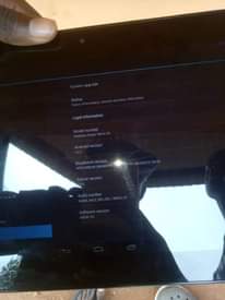 A picture of lenovo tablet