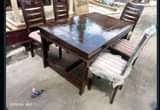 A picture of DINING SET VITI VITANO MPYA SANA LAKI TATU NA 90