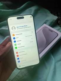 A picture of iphone 15 pro max dubai version 512gb 8gb ram