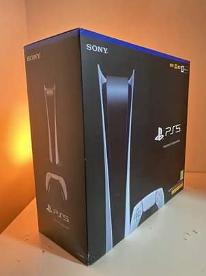A picture of Brand new boxed playstation 5 with fifa23