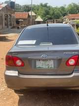 A picture of Toyota Corolla tokunbo standard is available with good condition engine