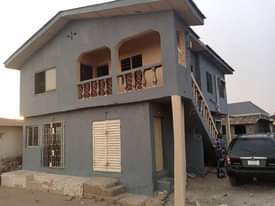A picture of A complete story building of 3 flats at Alagbado Lagos
