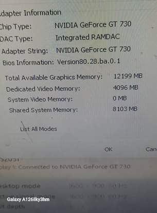 A picture of Desktop gaming computer i5 9th processor 6 graphics gb 12