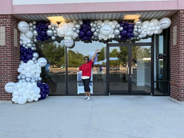 A picture of Grand opening decor