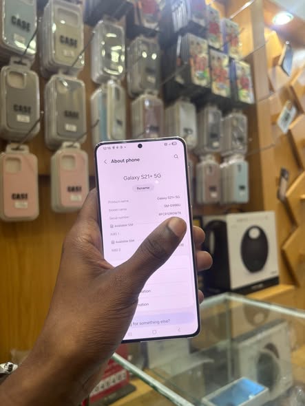 A picture of Samsung s21 plus 5g