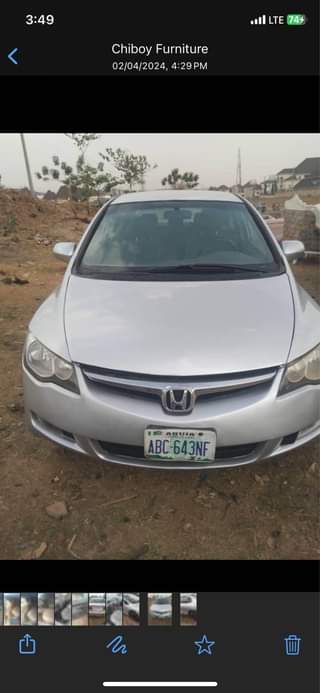 A picture of Honda Civic untampered engine and gear