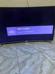A picture of HiSense Television 55Inches Curve