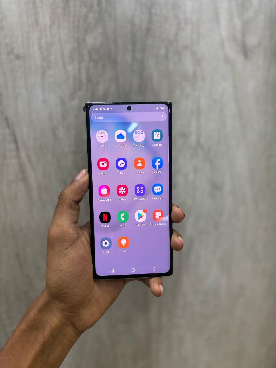 A picture of Samsung Note 10 Top up Allowed Storage 256GB Price 385