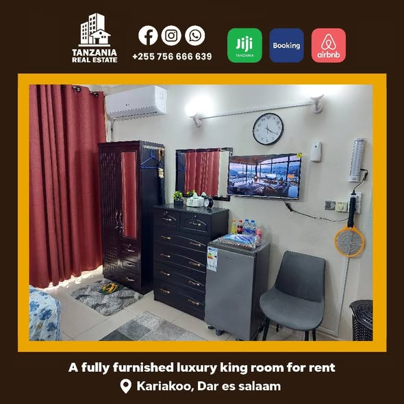 A picture of Luxury King room for rent in Kariakoo 0756666639