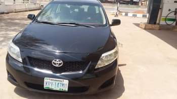 A picture of Toyota Corolla 2009 model Sound Engine and gear Ac needs