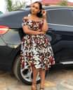 A picture of African ladies dresses