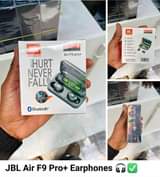 A picture of JBL Air F9 Pro Earphones NEW