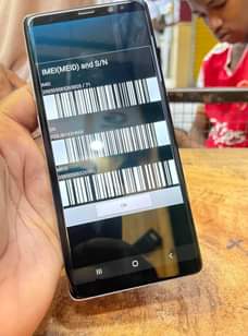A picture of Samsung Galaxy Note8