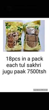 A picture of Peanut kashata and Chili available