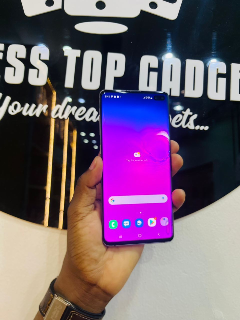 A picture of Samsung Galaxy S10plus
