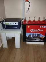 A picture of 1kva solar system