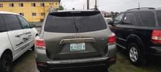 A picture of Belgium grade partially firstbody 2009 upgraded to 2012 model Toyota