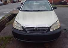 A picture of TOYOTA COROLLA 04 a year used First body