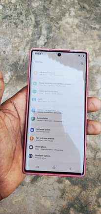 A picture of Samsung galaxy not 10 plus 5g