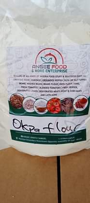 A picture of We have premium okpa flour available for pickup if you