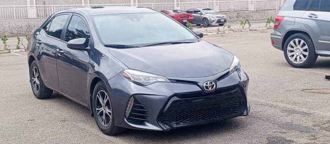 A picture of SUPER DISTRESS A Foreign Used Toyota Corolla Le 2018 Model