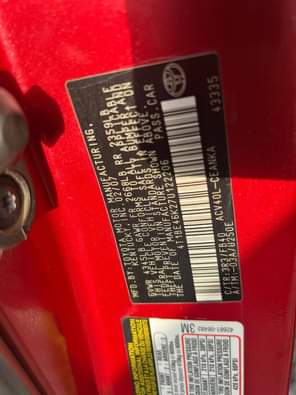 A picture of Abuja deal 2008 Camry 4 plugs with android screen will