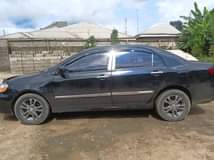 A picture of Sound toyota corolla 06 model with sound engine and smooth