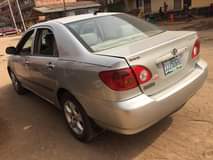 A picture of Very sharp corolla 2004 model baked nearly Clean and good
