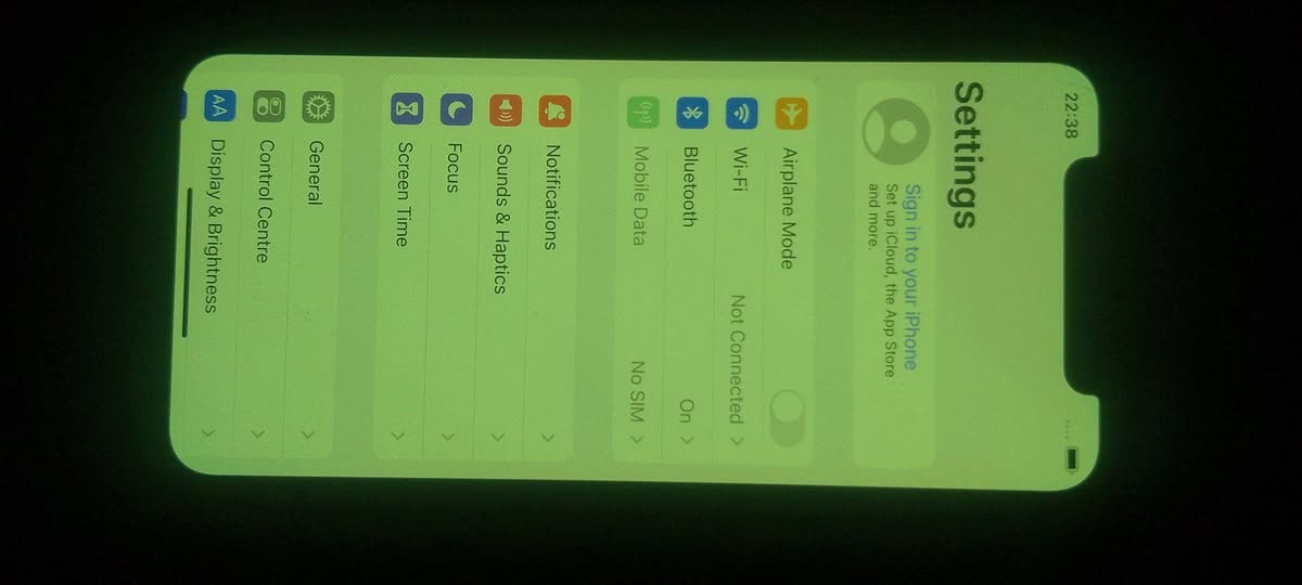 A picture of iPhone x 256gb face I d 100 everything is working