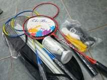 A picture of 4racket badminton sets