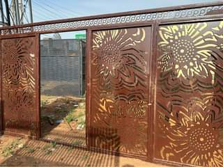 A picture of Fabrication of gate with Wrought iron