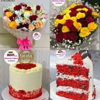 A picture of  flowerbouquet moneyhampers balloons cakes surprisepackages gifts deliveryavailable kampalaUg