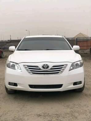 A picture of WHITE MUSCLE An Extremely Clean Toyota Camry 2008 Model With
