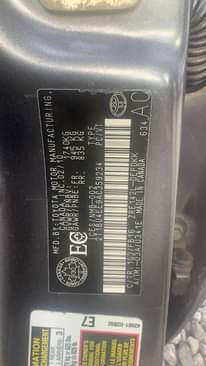 A picture of Toyota Corolla 2010
