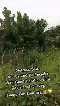 A picture of Distress Land Sale At Amagba G R A DM For