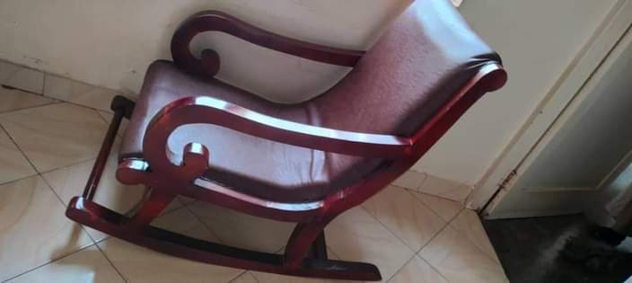 A picture of Swinging rocking chair for elderly