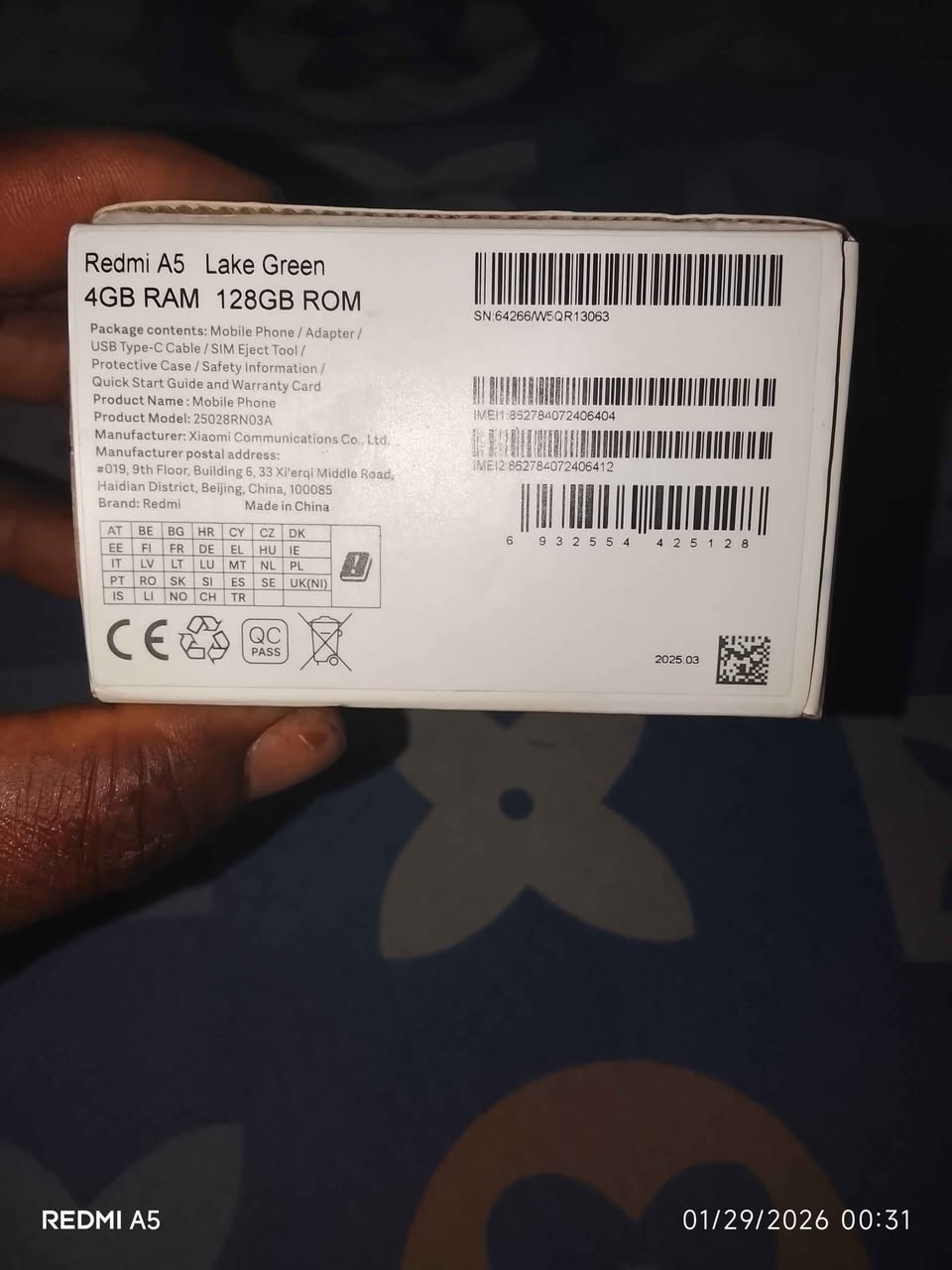 A picture of Redmi A5