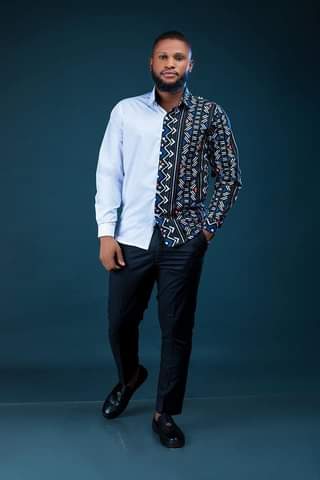 A picture of African men caftan suits