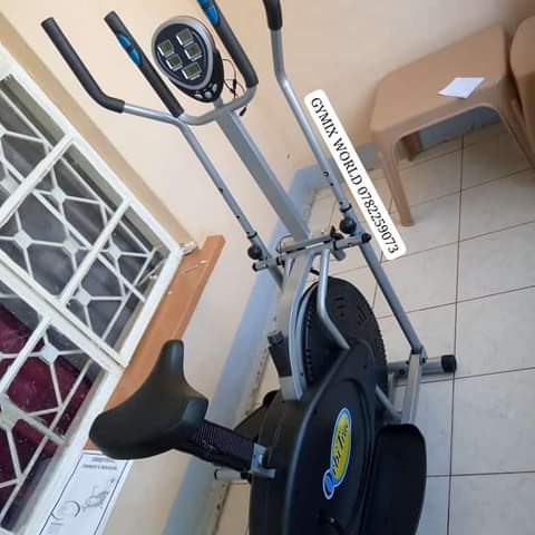 A picture of Gym equipments and dumbbells