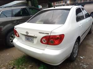 A picture of Just Arrived Super Clean auction neatly used Toyota Corolla fabric