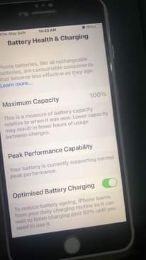 A picture of iPhone 8plus 256Gb
