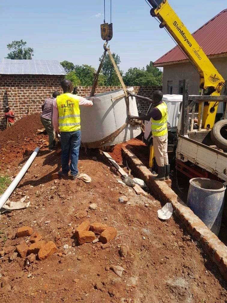 A picture of Biodigester septic toilet 1.5m