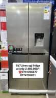 A picture of Hisense washing machines and fridges